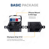 Basic Package Olympus Grip V1.0 with Iphone Mount & IOS App