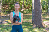 Person exercising outdoors